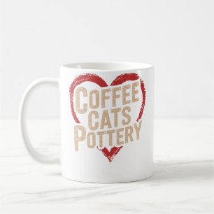 Mug Poterie Coffee Cats