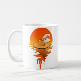 Mug Poterie de style rétro vintage