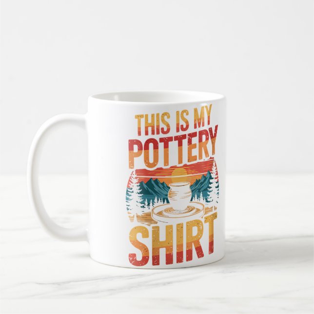Mug Poterie drôle pour femmes (Gauche)
