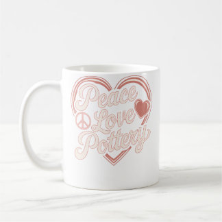 Mug Poterie Paix Amour
