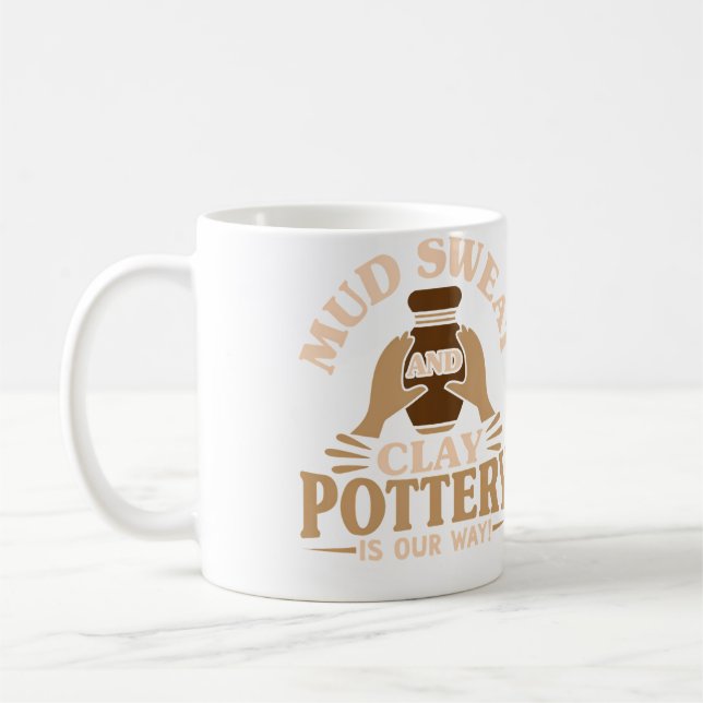 Mug Potiers Terre Boue Et Argile Poterie (Gauche)