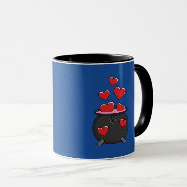 Mug Potion d'amour des coeurs (Devant droit)