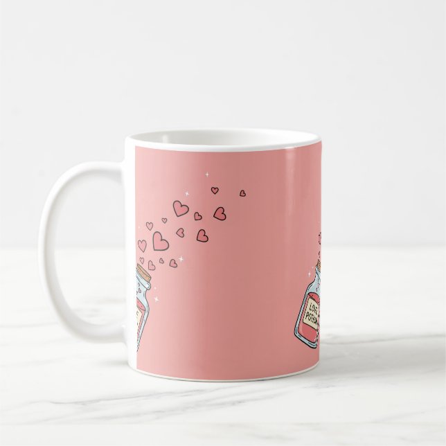 Mug Potion d'amour mignonne (Gauche)