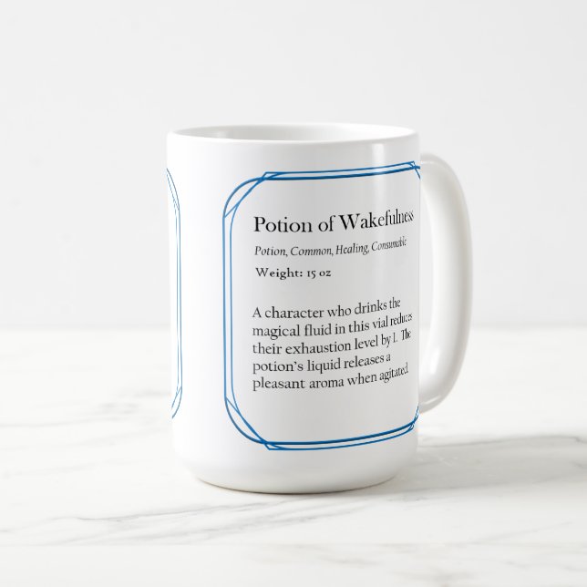 Mug Potion d'éveil 15 oz de muscade (Devant droit)