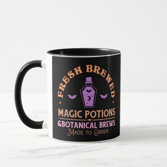 Mug Potions magiques fraîches brassées Halloween botan (Gauche)