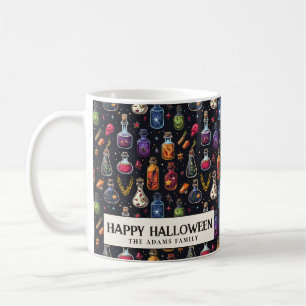 Mug Potions poison colorées Bouteilles Halloween