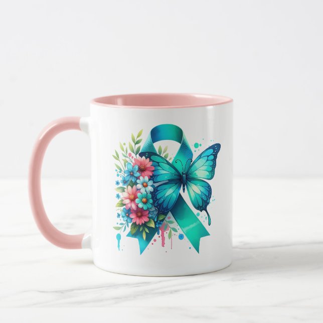 Mug POTS Warrier | Ruban de sensibilisation Dysautonom (Gauche)