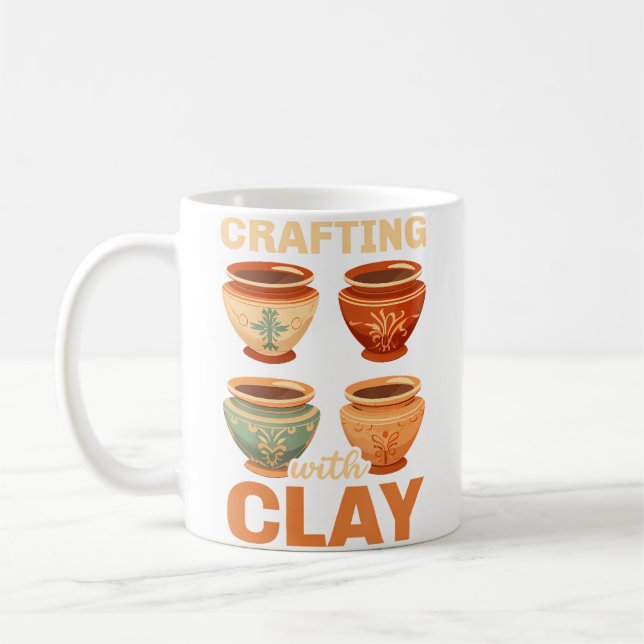 Mug Pottery Clay Ceramic Pottery Maker Ceramics Artist (Gauche)