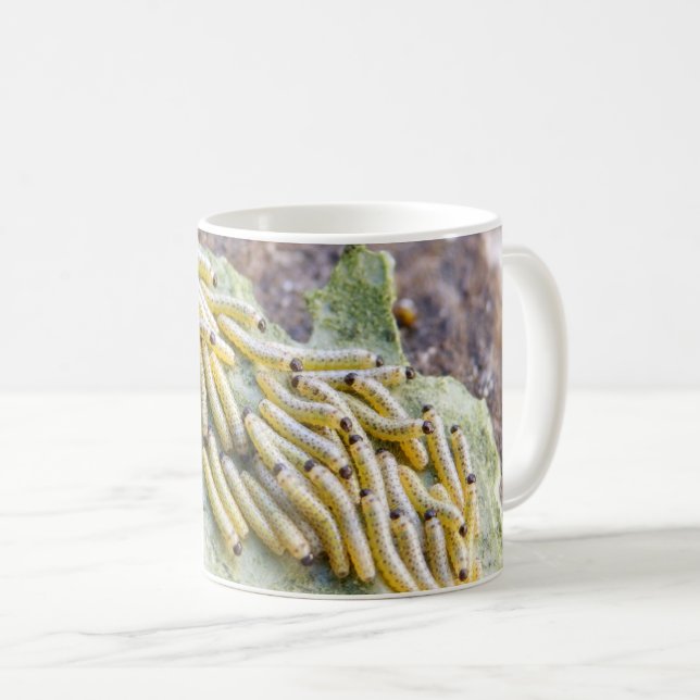 Mug Poubelle Blancs Caterpillar Brouilles (Devant droit)