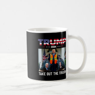 Mug Poubelle drôle de Trump 2025 Sortez les ordures T