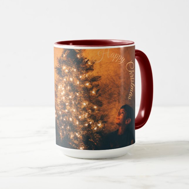 Mug Poubelles de Noël (Devant droit)
