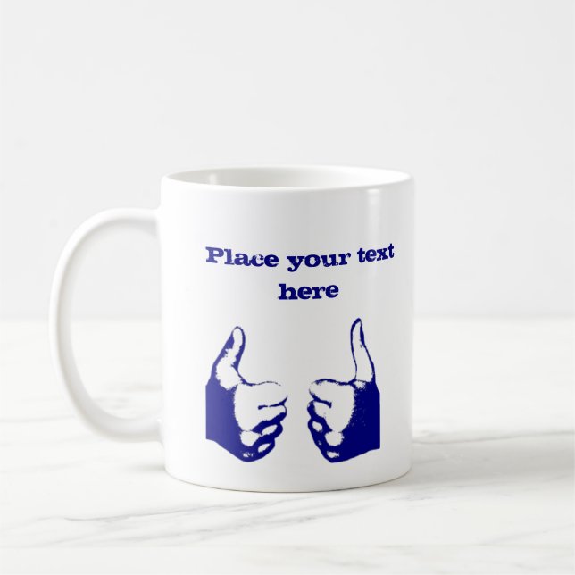 Mug Pouce vers le haut (Gauche)