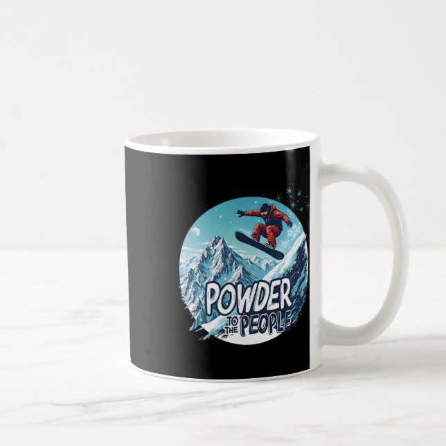 Mug Poudre Pour Le Peuple - Snowboard Tee 2 (Droite)