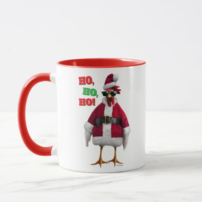 Mug Poule de Noël (Gauche)