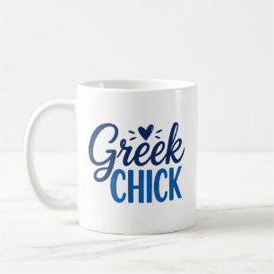 Mug Poule Grecque Drôle Grèce