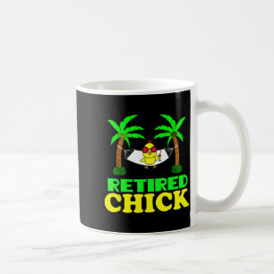 Mug Poule retraitée humour Cadeau drôle de fête de ret