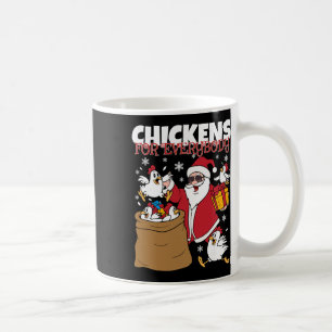 Mug Poules pour tout le monde drôle de Noël Poulet Fem