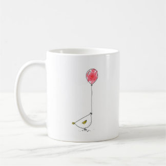 Mug Poulet avec croquis de ballon