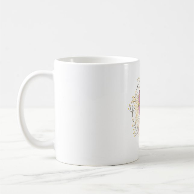 Mug poulet de printemps fleur mignon poulette (Gauche)