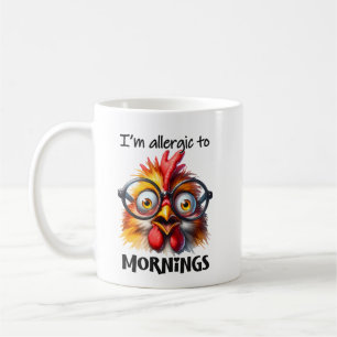 Mug Poulet drôle du matin.