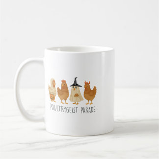 Mug Poulet drôle Halloween, Poulet effrayant Poultryge