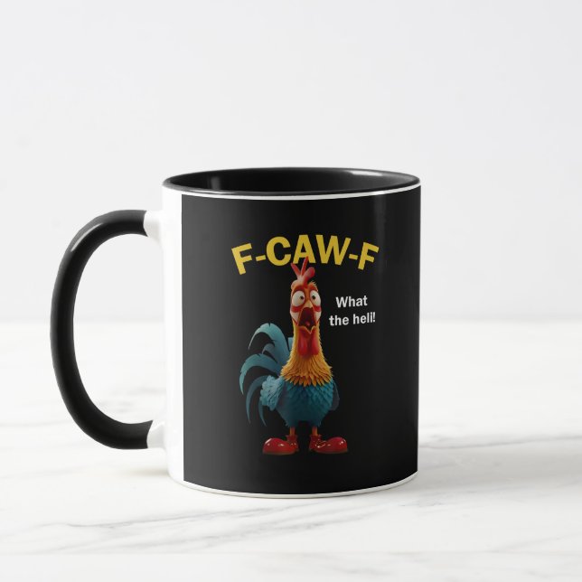 Mug Poulet F-CAW-F F-caw-F (Gauche)