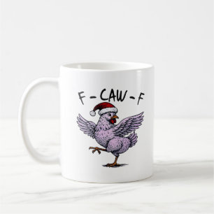 Mug Poulet F-Caw-F Rétro Classique