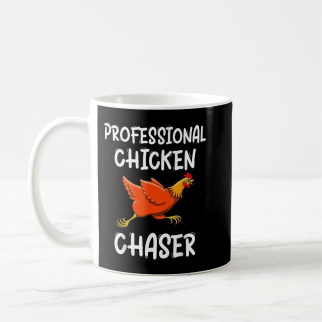 Mug Poulet Nuggets Chemise Drôle Amoureux des chats Po (Gauche)