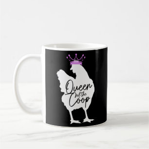 Mug Poulet Reine De La Coop Chicken Maman Fermier