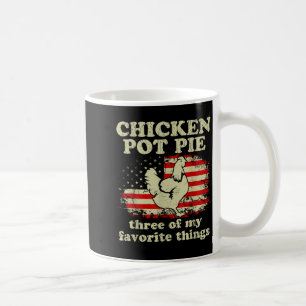 Mug Poulet Rétro T E Trois De Mes Choses Préférées Drô