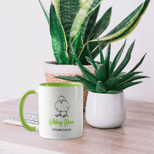 Mug Poulet végan personnalisé