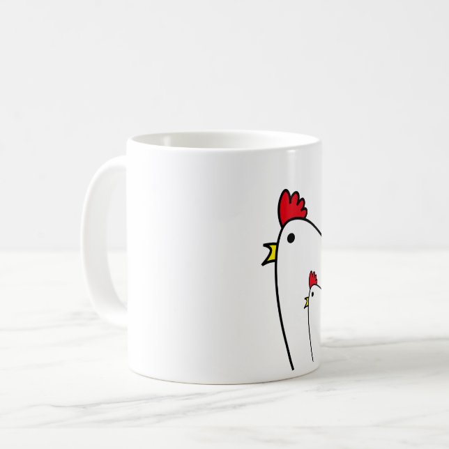 Mug Poulets (Devant gauche)