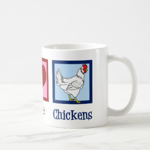 Mug Poulets de l'amour pour la paix