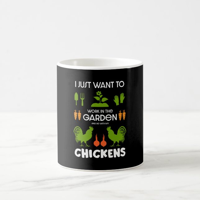 Mug Poulets Et Jardinage (Centre)