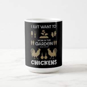 Mug Poulets Et Jardinage