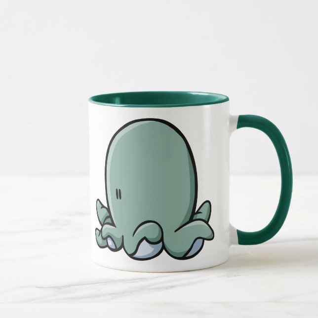 Mug Poulpe de bande dessinée (Droite)