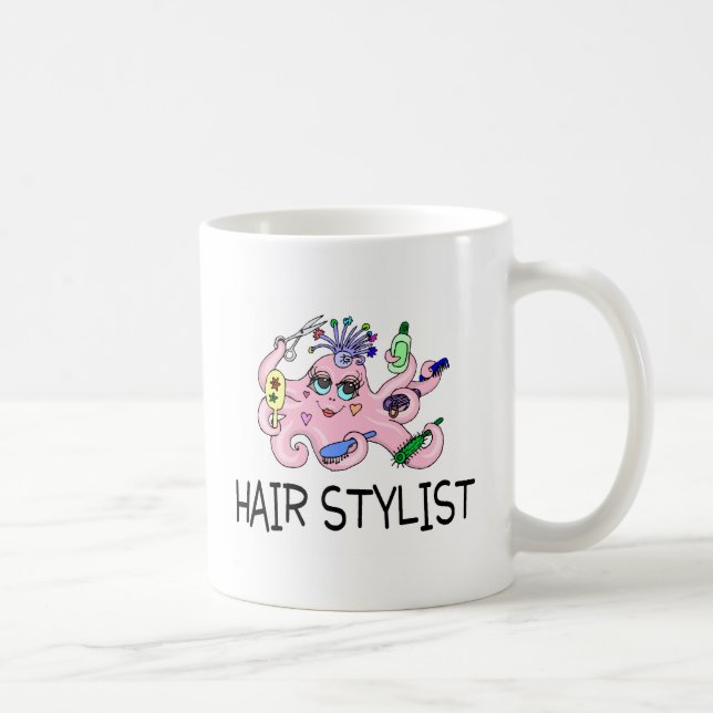 Mug Poulpe de coiffeur (Droite)