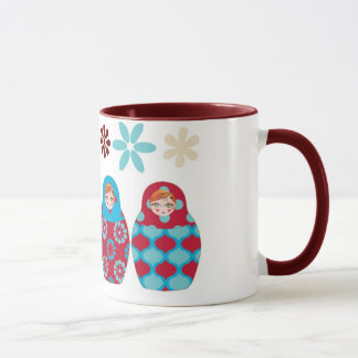 Mug poupée russe multico