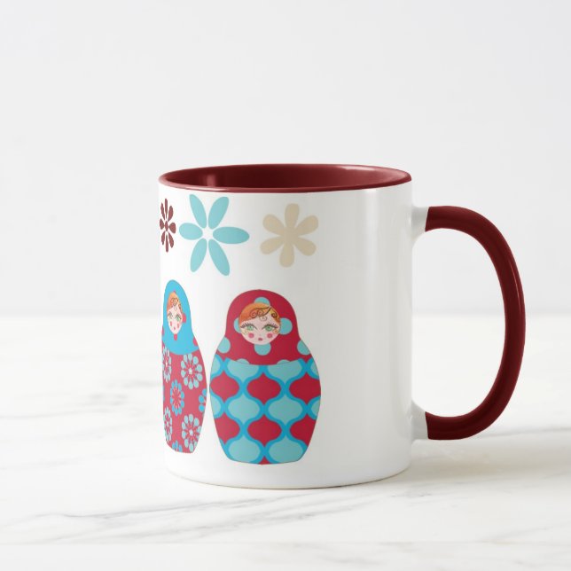 Mug poupée russe multico (Droite)
