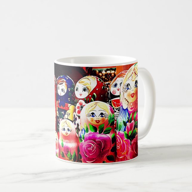 Mug Poupées de Matryoshka (Devant droit)