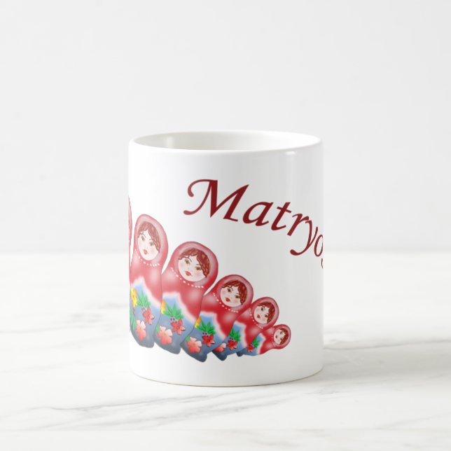 Mug Poupées d'emboîtement de ressort (Centre)
