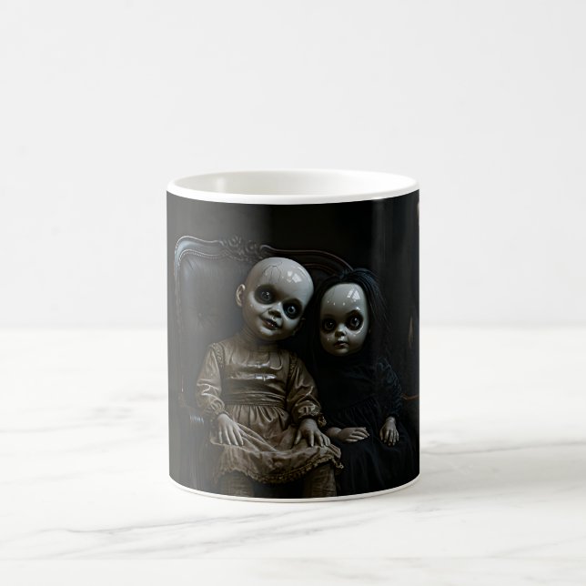 Mug Poupées effrayantes hantées (Centre)