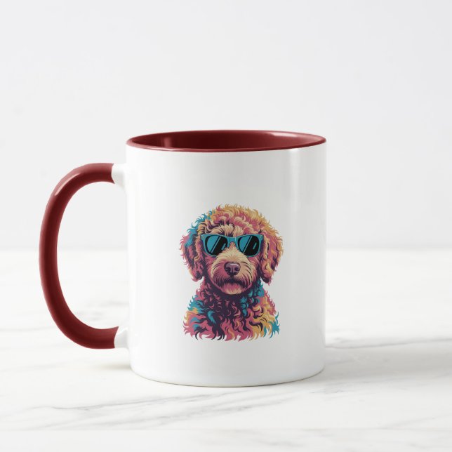 Mug pour amateur de Schnauzer mignon (Gauche)