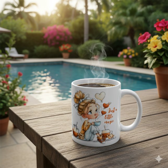 Mug pour amoureux du café mignon | Design pour fil (Créateur téléchargé)