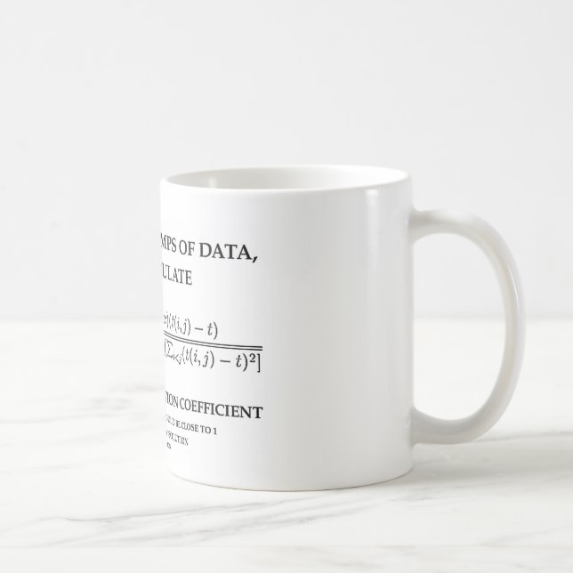Mug Pour analyser des blocs de corrélation de (Droite)
