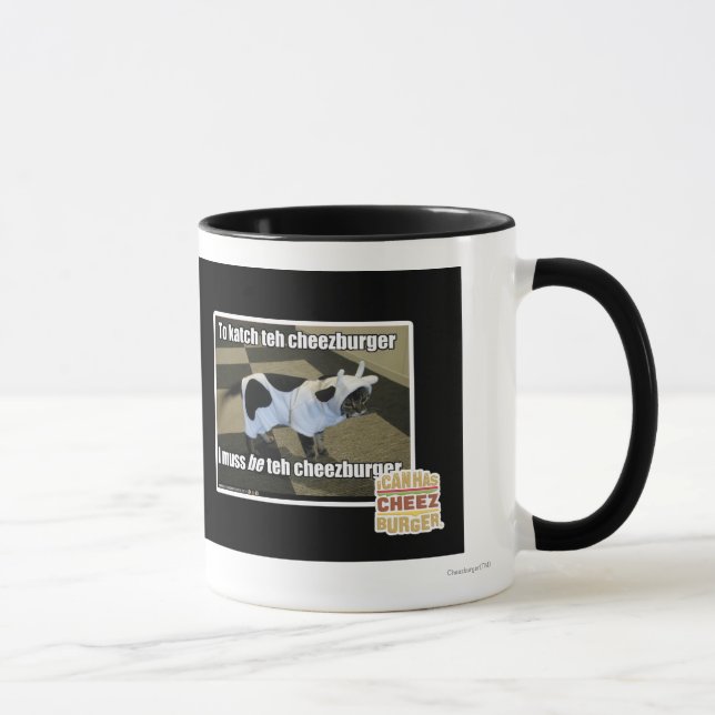 Mug Pour attraper le cheezburger (Droite)