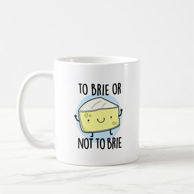 Mug Pour Brider Ou Ne Pas Brider Drôle Pun De Fromage (Gauche)