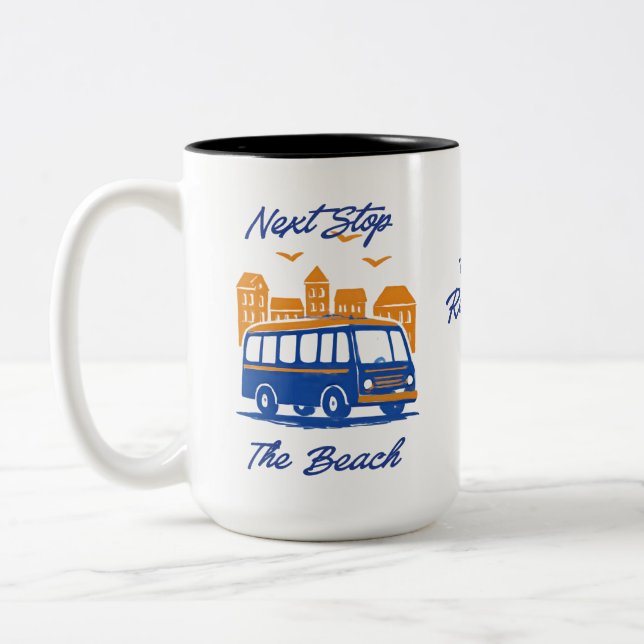 Mug pour conducteur de bus à la retraite – Cadeau  (Gauche)