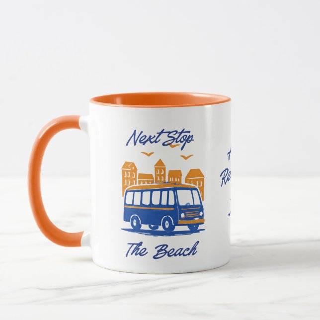 Mug pour conducteur de bus à la retraite – Cadeau  (Gauche)