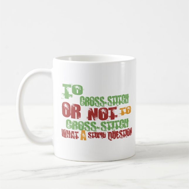 Mug Pour coudre au point de croix (Gauche)